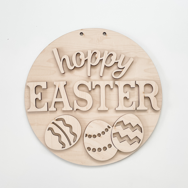 Hoppy Easter Door Hanger