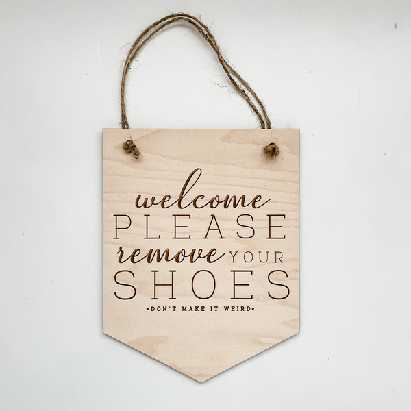 Remove Your Shoes Sign _ wholesale