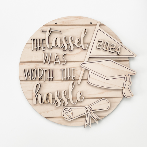 Graduation Tassel/Hassle Door Hanger