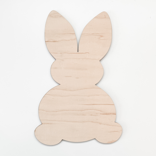 Easter Bunny Rabbit Wood Blank