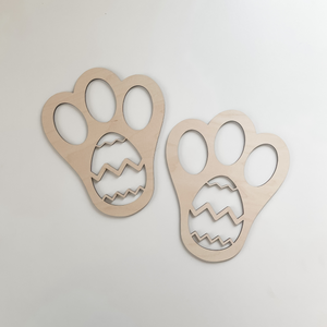Easter Bunny Paw Prints Reusable Wood Stencil - SHIPS FREE!