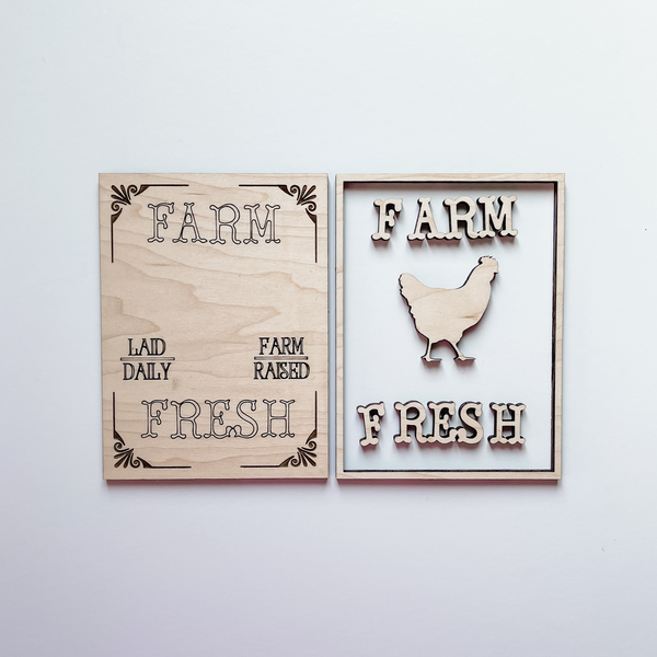 Farmhouse Tiered Tray Kit