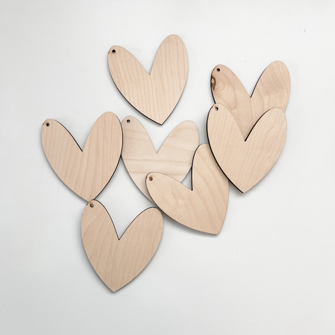 Heart Gift Tag Blank