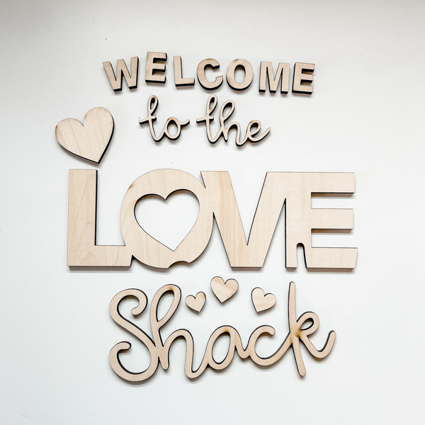 Love Shack Valentine's Day Door Hanger