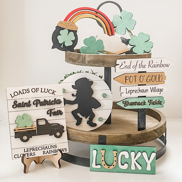 Lucky / St. Patrick's Day Tiered Tray Kit
