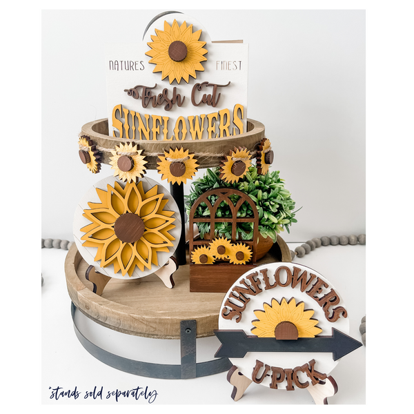 Sunflower Tiered Tray Kit