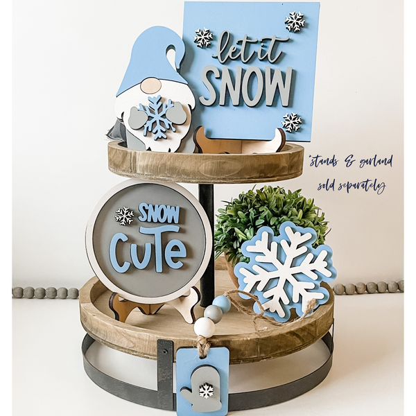 Winter Tiered Tray Kit